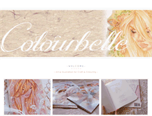Tablet Screenshot of colourbelle.com